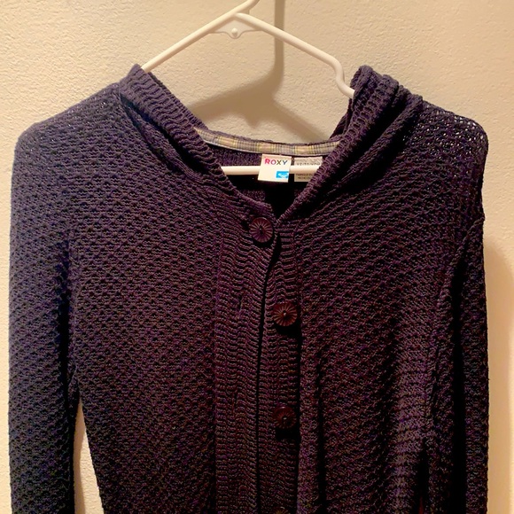 βͺοΈRoxyβͺοΈ Sweater with Hood - Picture 2 of 7